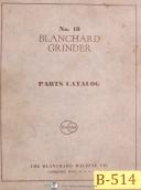 Blanchard-Blanchard 42 Series, Grinder Installation Operations and Parts Manual-42-Series 42-06